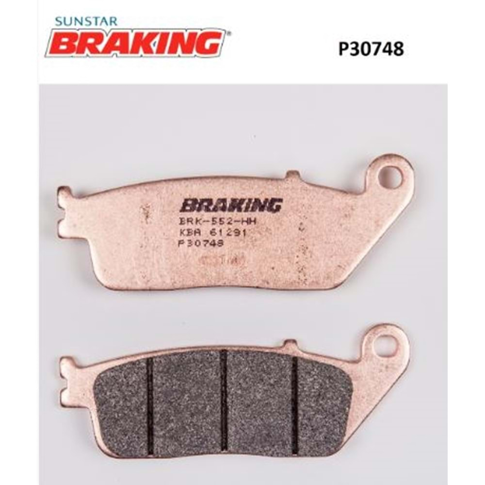 BRAKING P30748 SİNTERLİ ÖN FREN BALATASI