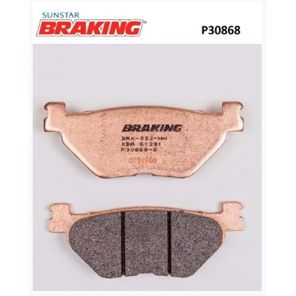 BRAKING P30868 SİNTERLİ ARKA FREN BALATASI