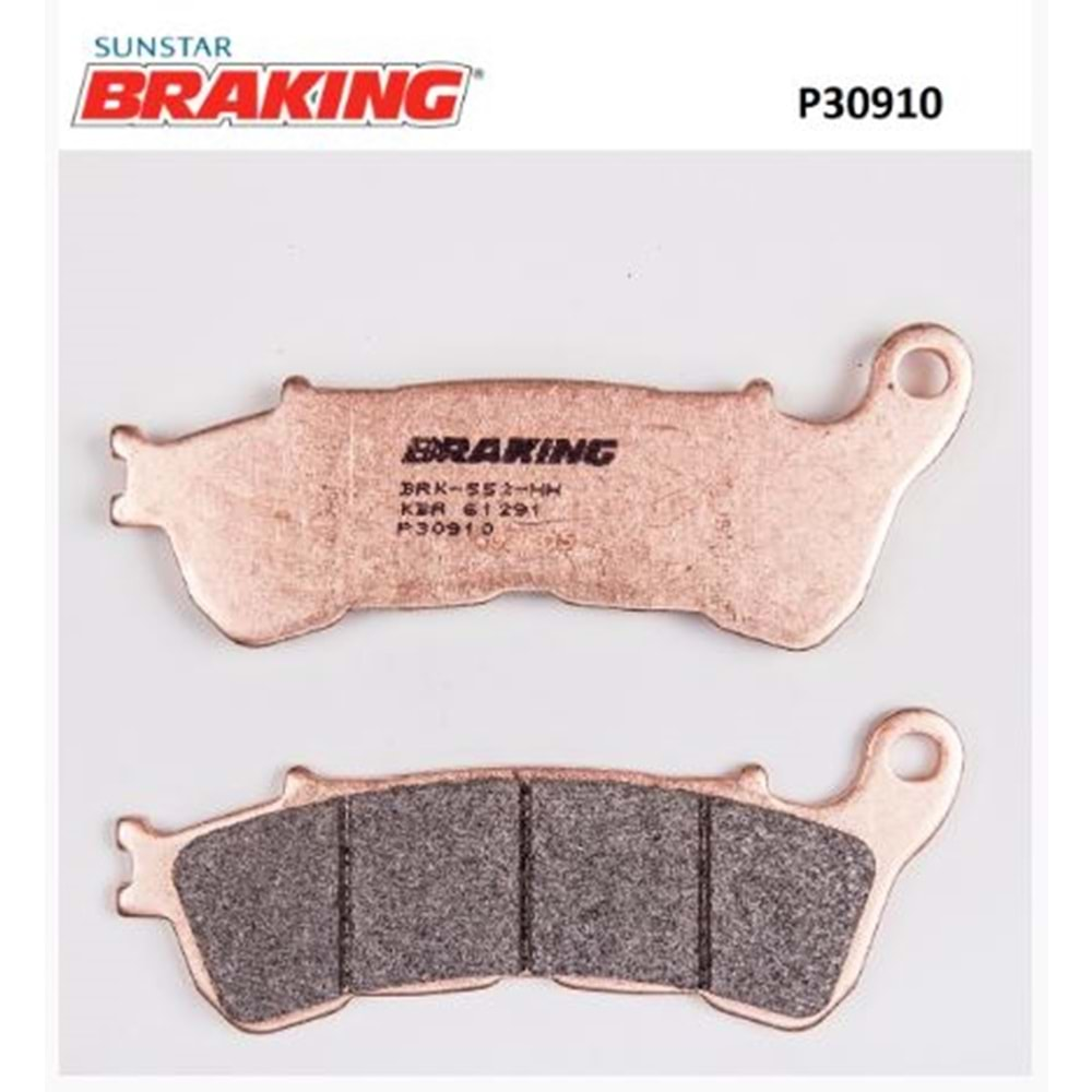 BRAKING P30910 SİNTERLİ FREN BALATASI