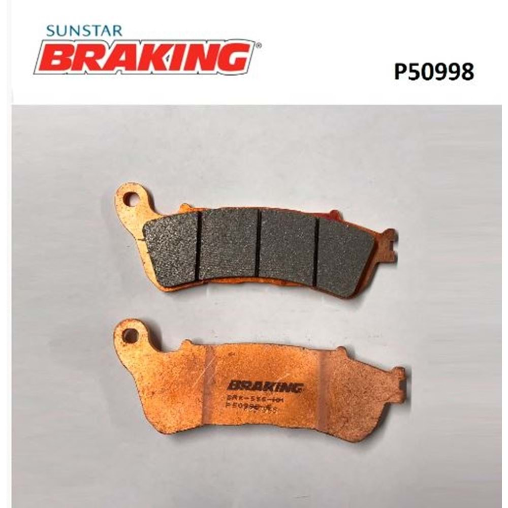 BRAKING P50998 SİNTERLİ ARKA FREN BALATASI