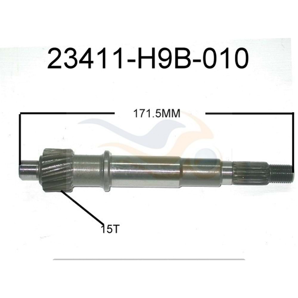 SYM JOYRİDE 200 İE EVO Şanzuman Mili / Prizdirekt Mili 23411-H9B-010