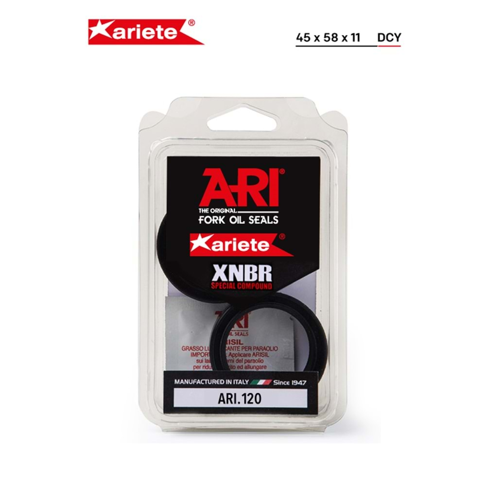 ARIETE ARI.120 ÖN AMORTİSÖR YAĞ KEÇESİ 45 X 58 X 11 DCY