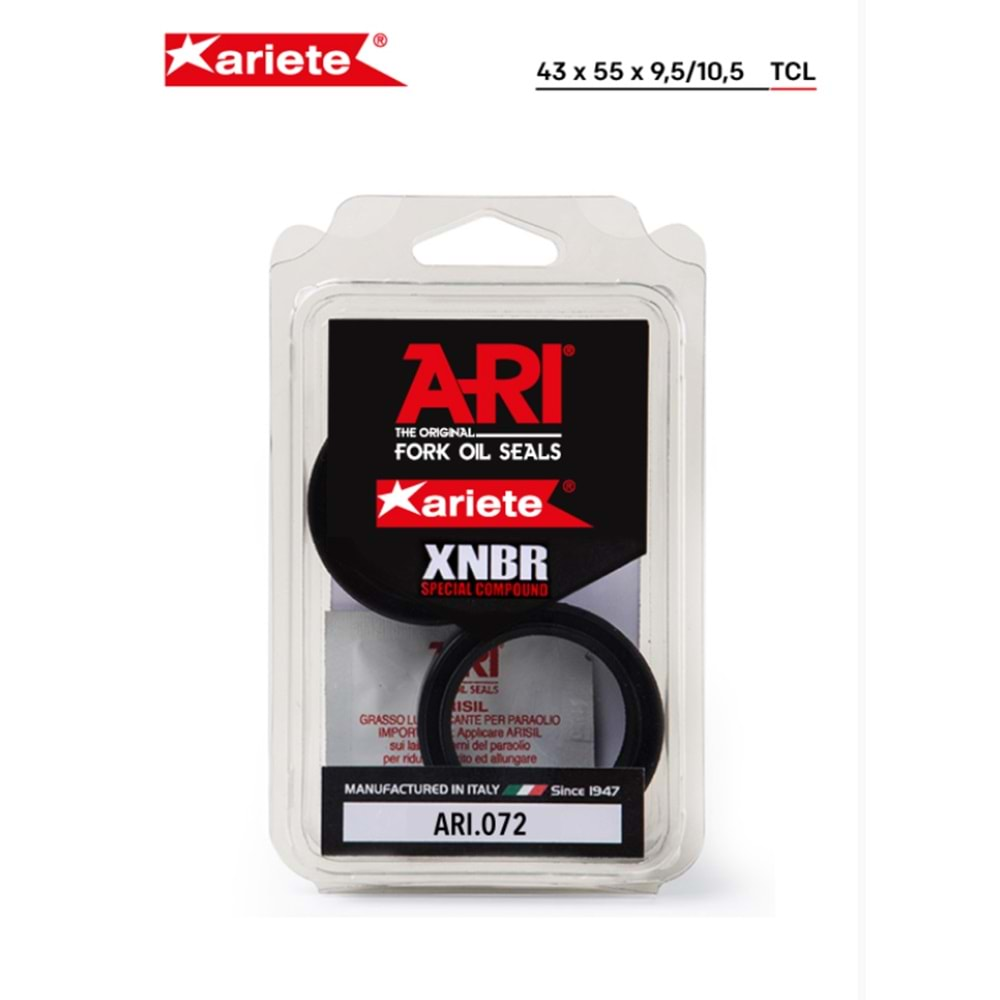 ARIETE ARI.072 ÖN AMORTİSÖR YAĞ KEÇESİ 43 X 55 X 9,5/10,5 TCL