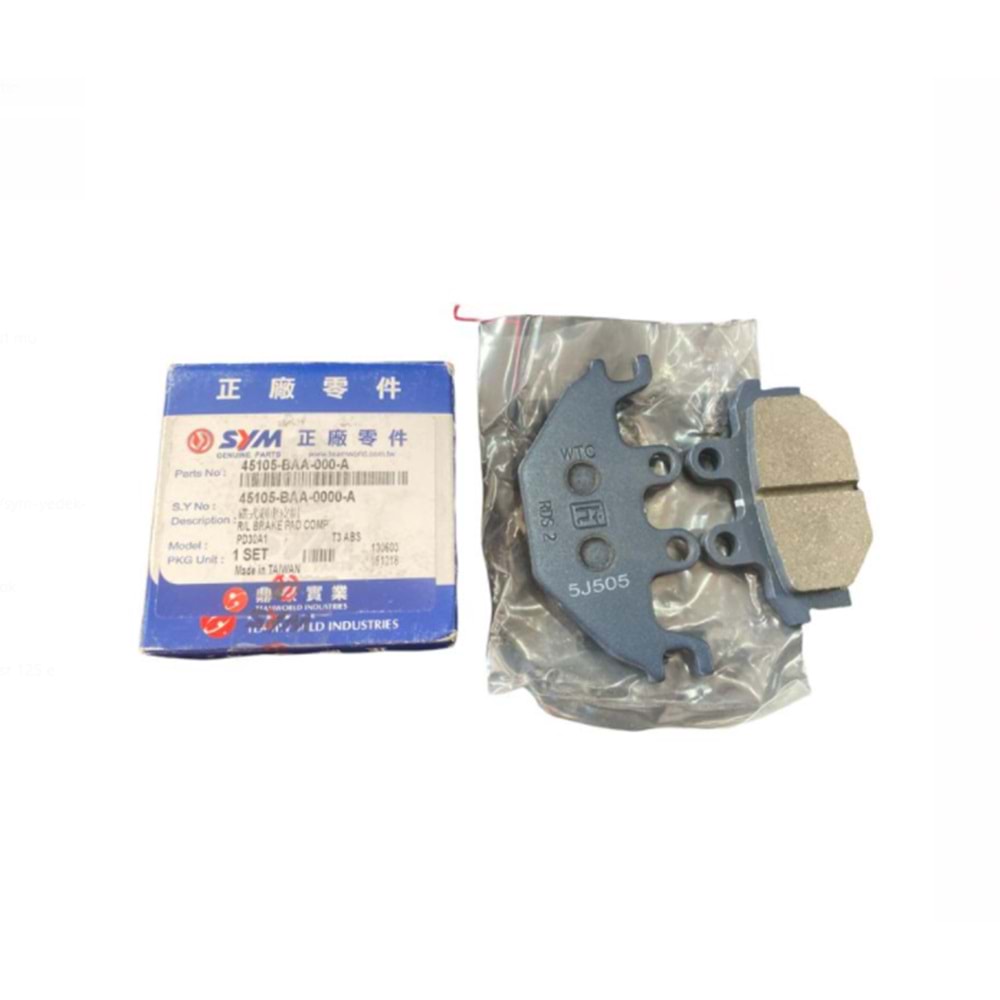 SYM WOLF 250 ARKA FREN BALATASI 45105-BAA-000-A