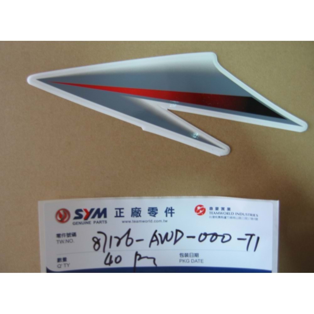 SYM ORBİT 2 125 ÖN STİCKER SOL 87126-AWD-000-T1