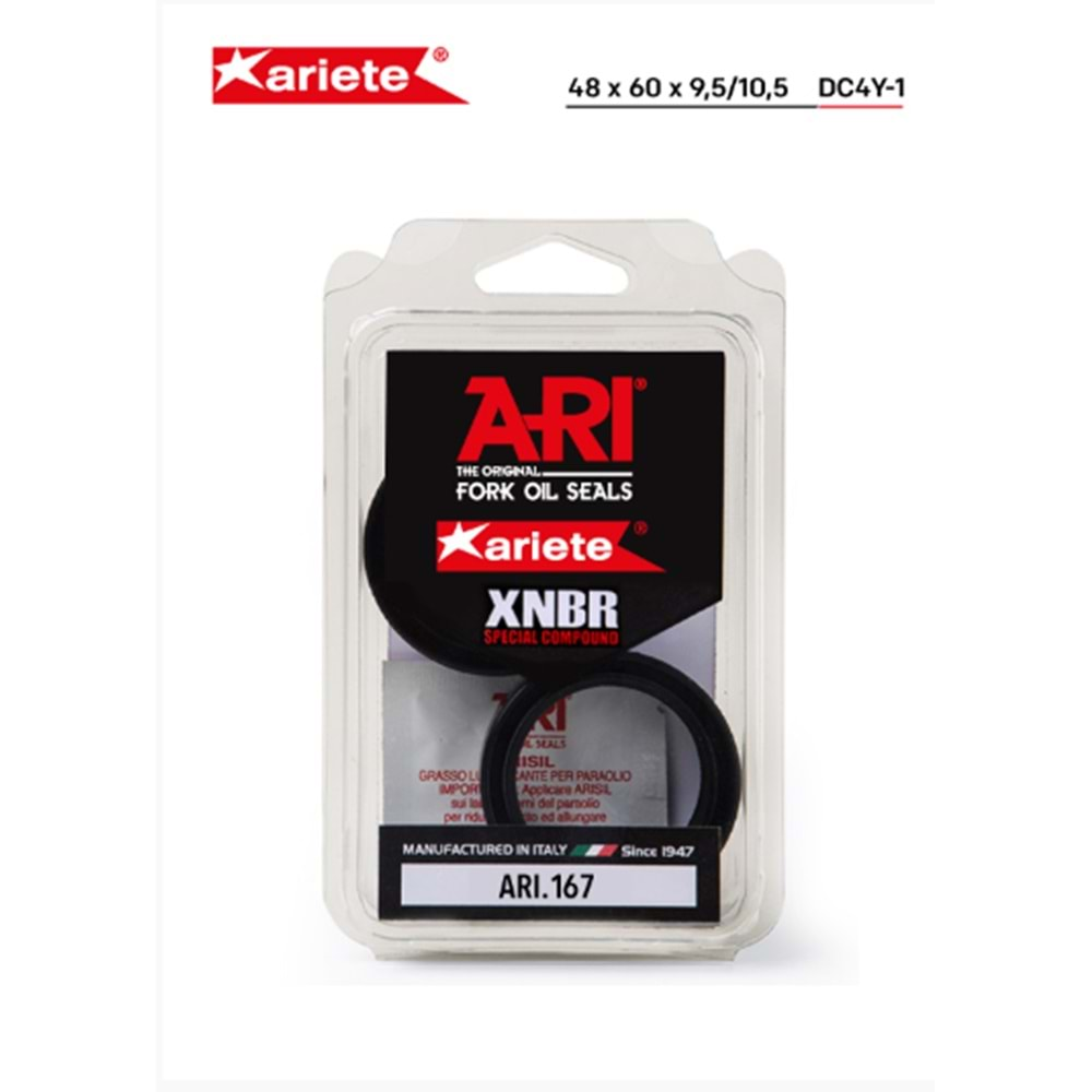 ARIETE ARI.167 ÖN AMORTİSÖR YAĞ KEÇESİ 48 X 60 X 9,5/10,5 DC4Y