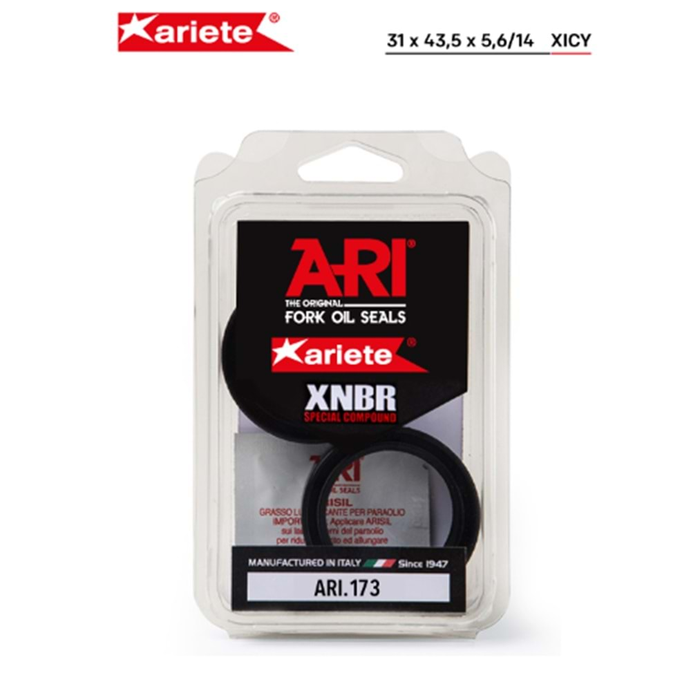 ARIETE ARI.173 ÖN AMORTİSÖR TOZ KEÇESİ 31 X 43,5 X 5,6/14 XICY