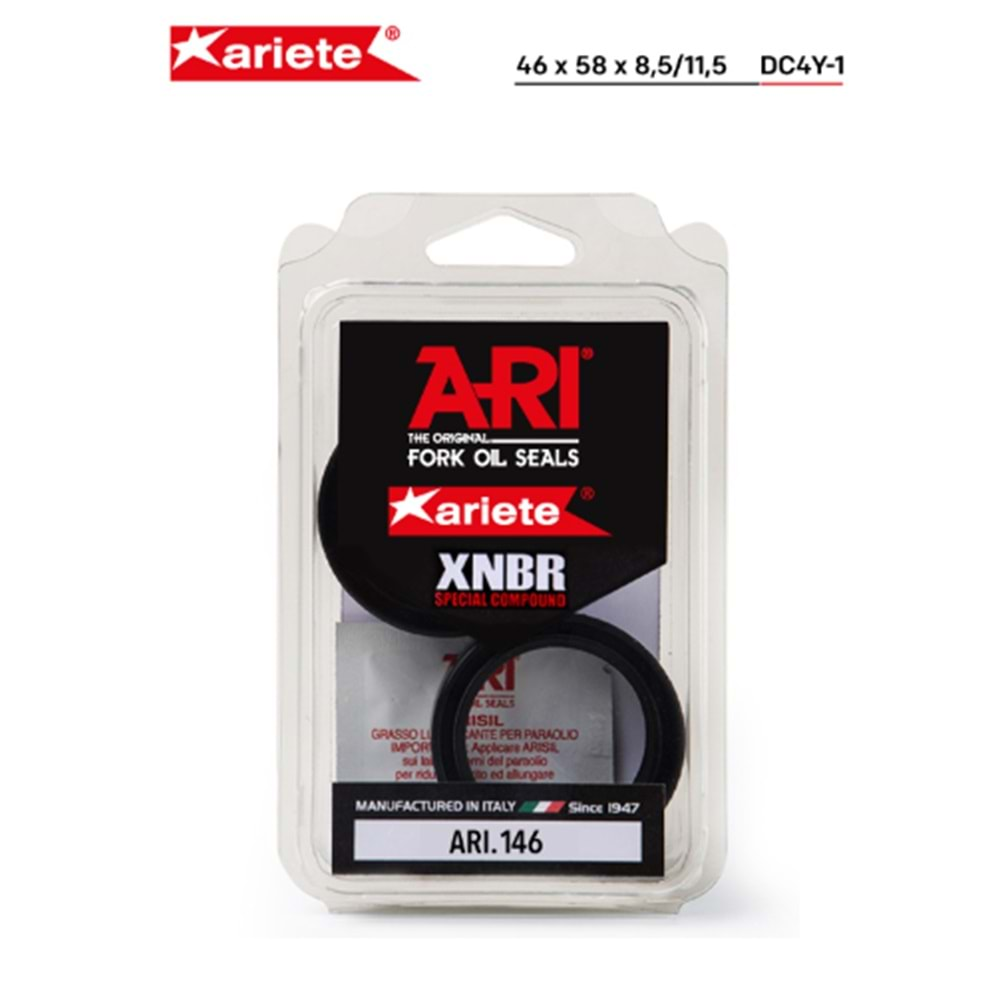 ARIETE ARI.146 ÖN AMORTİSÖR YAĞ KEÇESİ 46 X 58 X 8,5/11,5 DC4Y