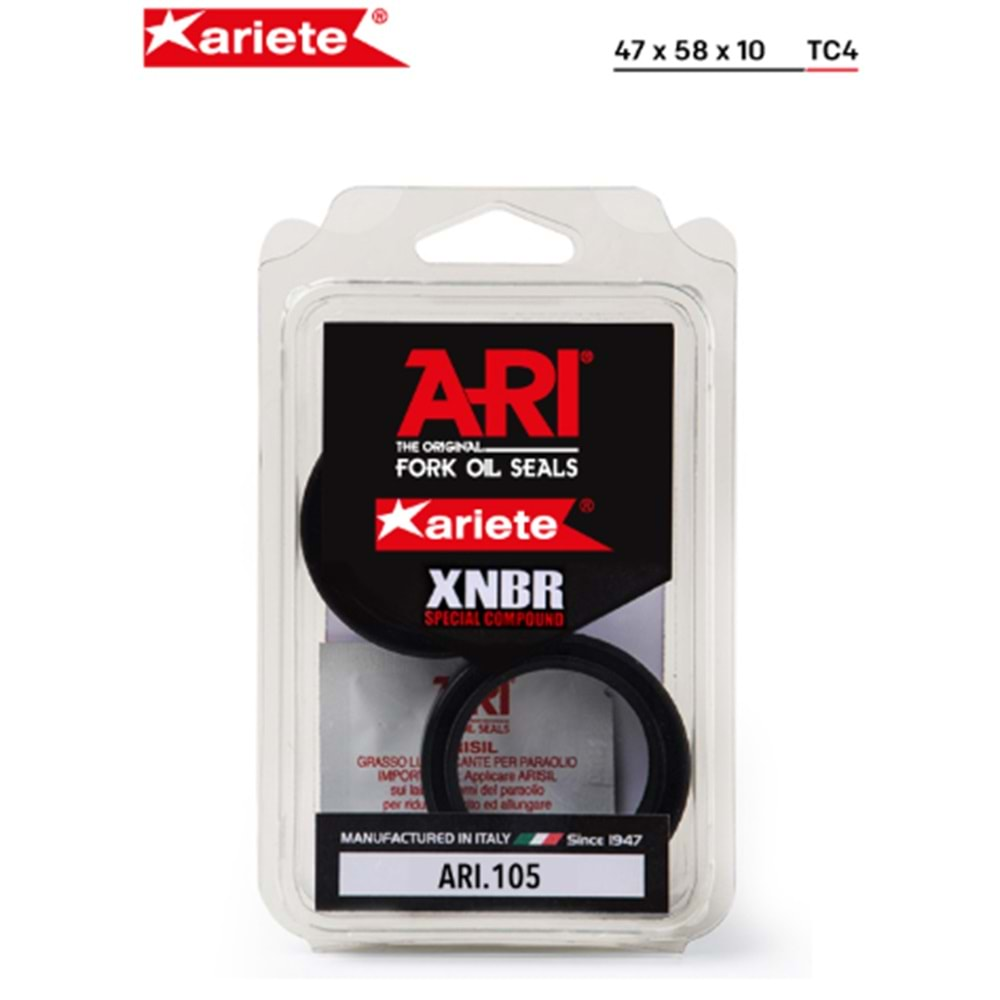 ARIETE ARI.105 ÖN AMORTİSÖR YAĞ KEÇESİ 47 X 58 X 10 TC4