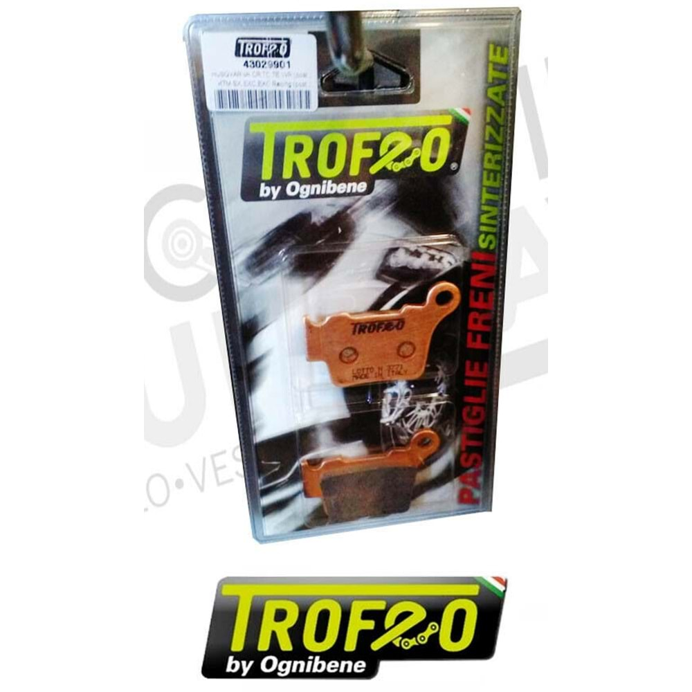 43029901TROFEO SİNTERLİ FREN BALATASI HUSQVARNA CT,TC,TE,WR KTM SX-EXC