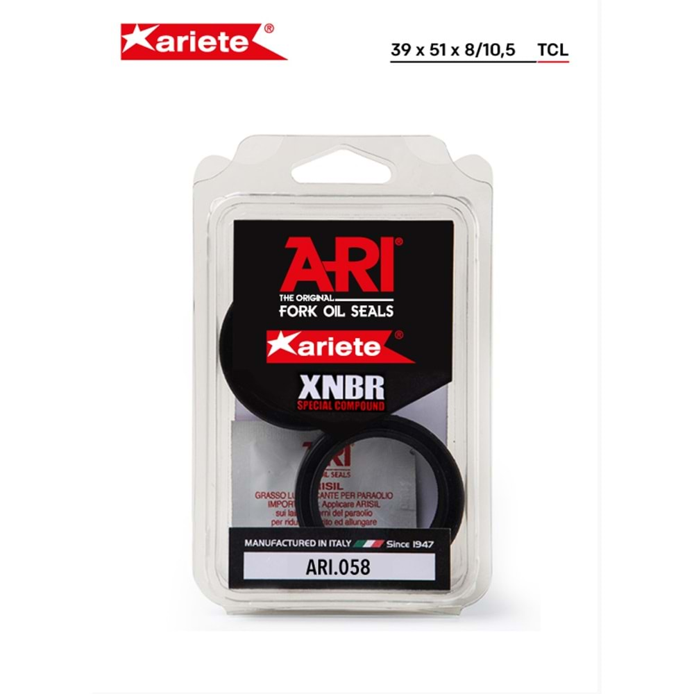 ARIETE ARI.058 ÖN AMORTİSÖR YAĞ KEÇESİ 39 X 51 X 8/10,5 TCL