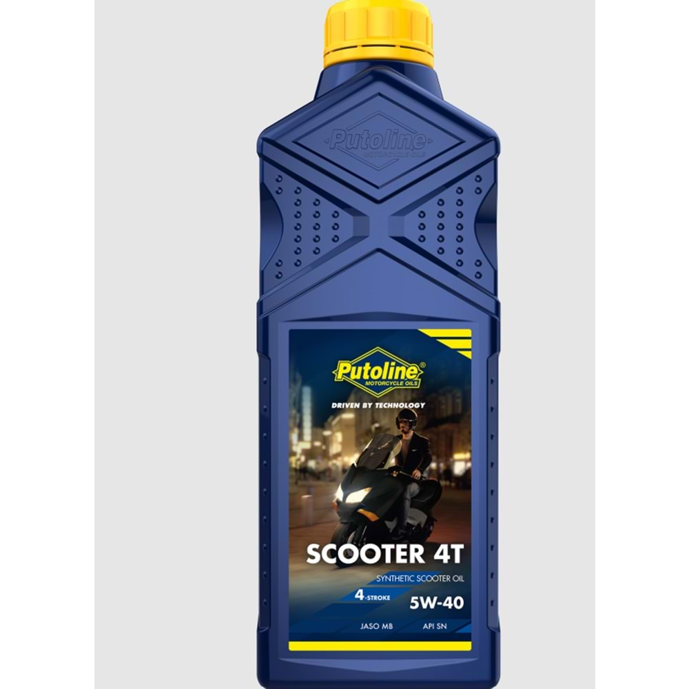 1 L bottle Putoline Scooter 4T 5W-40 70424