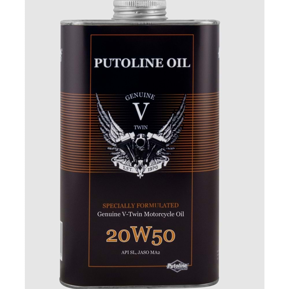 1 L tin Putoline Genuine V-Twin 20W-50 74110