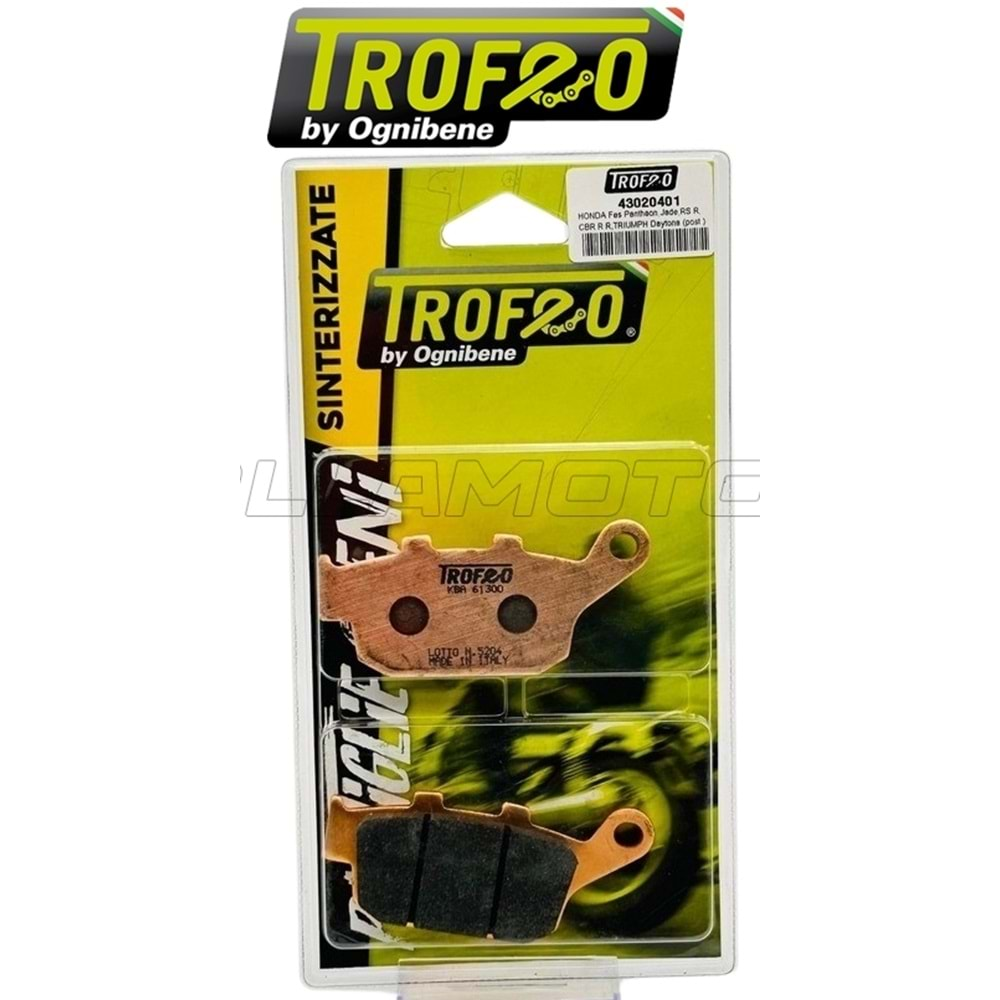 TROFEO SİNTERLİ FREN BALATASI 43020401