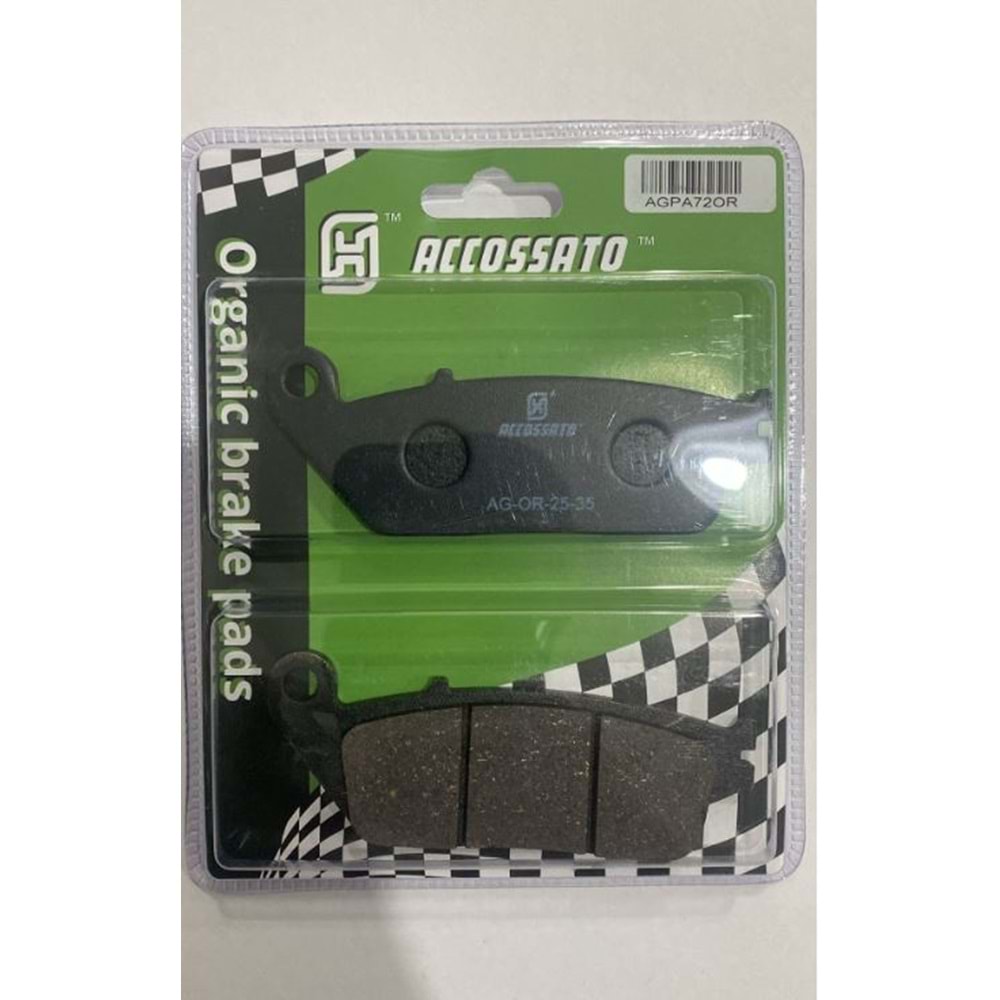 HONDA CBR 250 R ÖN FREN BALATASI ACCOSSATO AGPA72OR