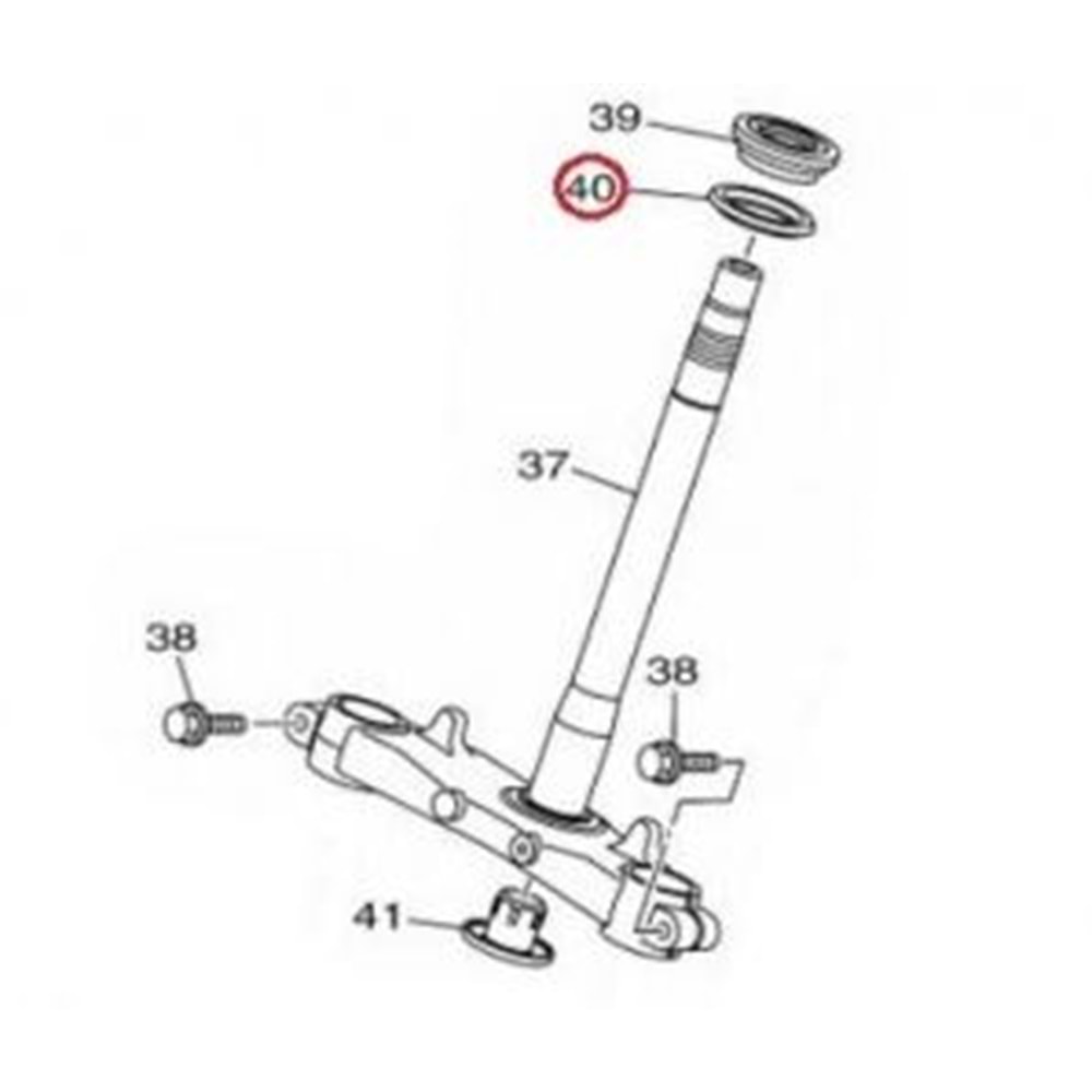 YAMAHA X MAX 250 18-22 ÖN MAŞA FURÇ TOZ KEÇESİ 3FV-23462-00