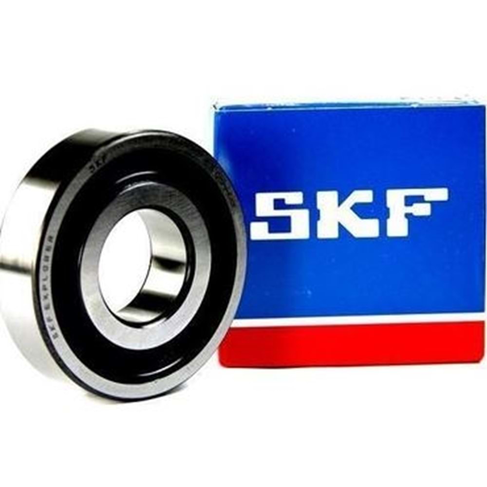 SKF 6201-2RSH/C3 Kapaklı Rulman (12x32x10 mm) – Sabit Bilyalı, Toz & Su Korumalı