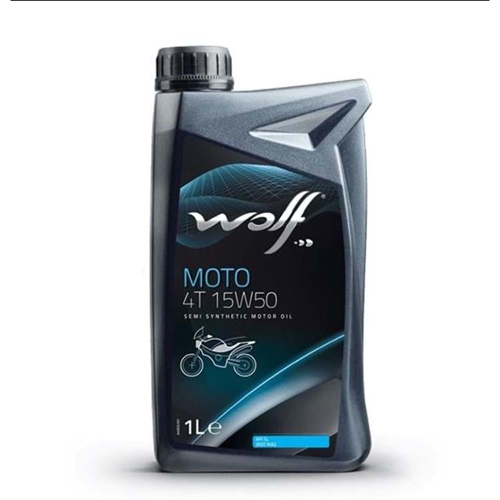 WOLF MOTO 4T 15W50 1L SENTETİK MOTOR YAĞI