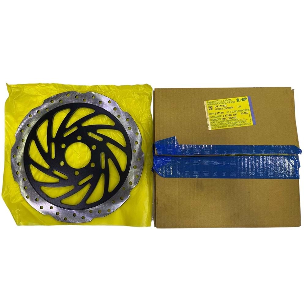 BAJAJ PULSAR NS200 RS200 ÖN FREN DİSKİ ORİJİNAL DT131802