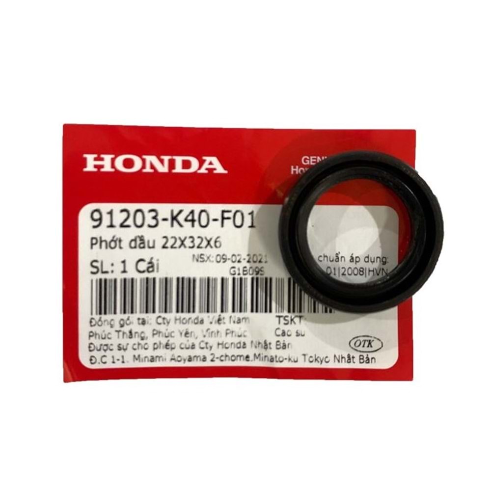 HONDA SH 125 SAĞ KRANK KEÇESİ ORJ. 22X32X6 91203-K40-F01