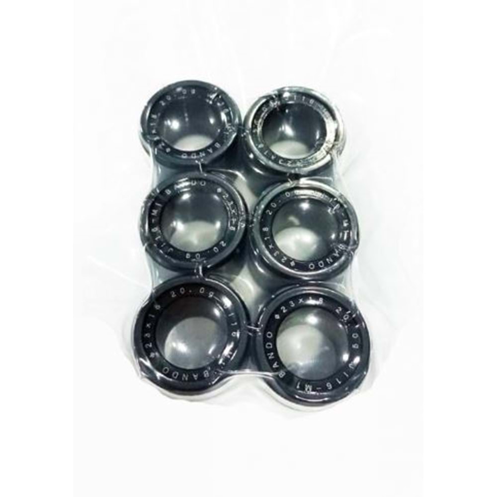 BANDO BWR-017 23X18mm 20gr TAHRİK SETİ BAGA TAKIMI 6LI