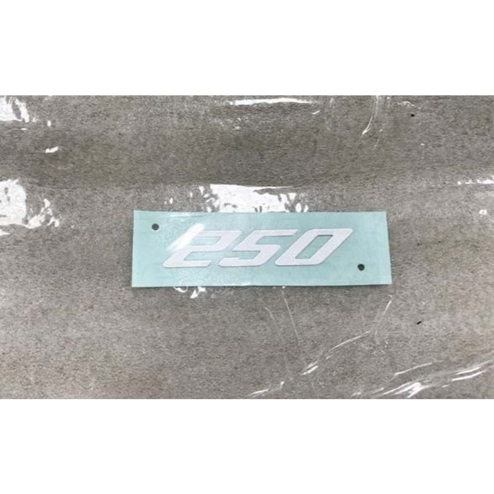 SYM YAZI STİCKER 250 BEYAZ TON Yazı Sticker SOL 87132-LL1-000-T3