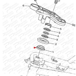 YAMAHA YZF R25 / MT25 ÜST GİDON YATAK TAKIMI (2014-2023) 93399-99931