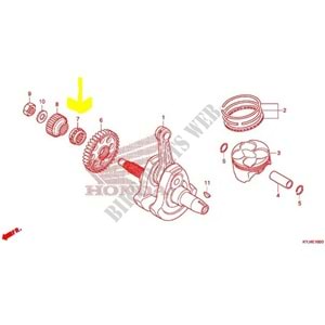 HONDA CBR 250 CRF 250 KRANK DİŞLİSİ 14311-KYJ-900