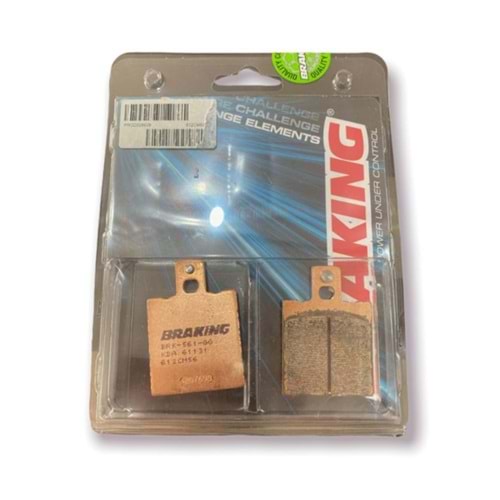 DUCATI MONSTER 620 ARKA FREN BALATASI SİNTERLİ (02/06) BRAKING 612CM56