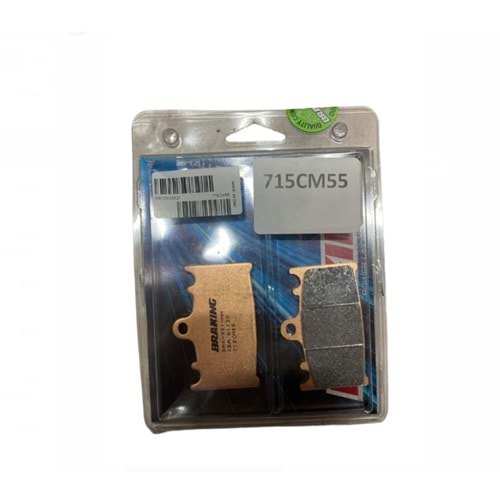 SUZUKI GSX-R 750 ÖN FREN BALATASI SİNTERLİ (00/03) BRAKING 715CM55