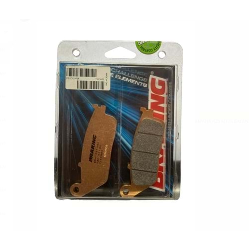 SUZUKI AN 650 BURGMAN ÖN FREN BALATASI SİNTERLİ (04/19) BRAKING 716CM55