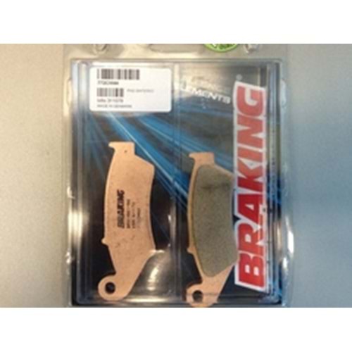 SUZUKI DRZ SM 400 ÖN FREN BALATASI SİNTERLİ (05/08) BRAKING 772CM44