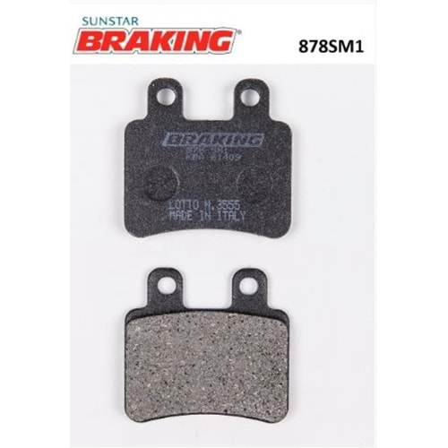 BRAKING 878SM1 YARI METALİK FREN BALATASI