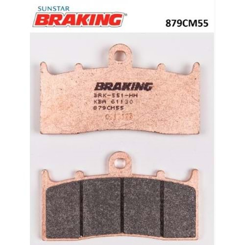 BRAKING 879CM55 SİNTERLİ ÖN FREN BALATASI