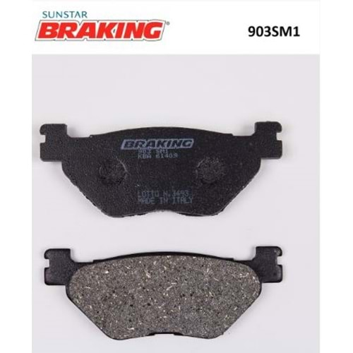 BRAKING 903SM1 YARI METALİK ARKA FREN BALATASI