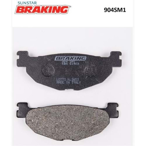 BRAKING 904SM1 YARI METALİK ARKA FREN BALATASI