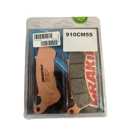 SUZUKI UH 200 BURGMAN 200 ÖN FREN BALATASI SİNTERLİ (07/13) BRAKING 910CM55