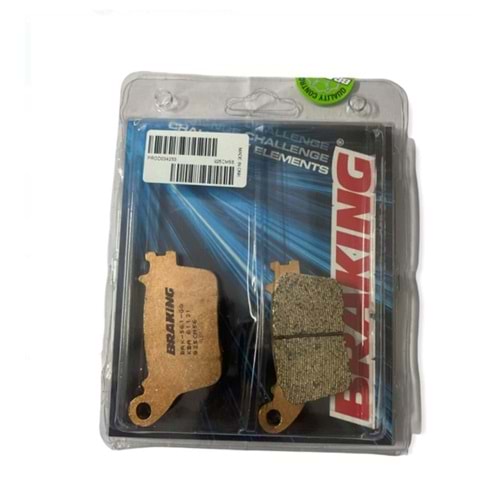 SUZUKI GSX-R 750 ARKA FREN BALATASI SİNTERLİ (11/17) BRAKING 925CM56