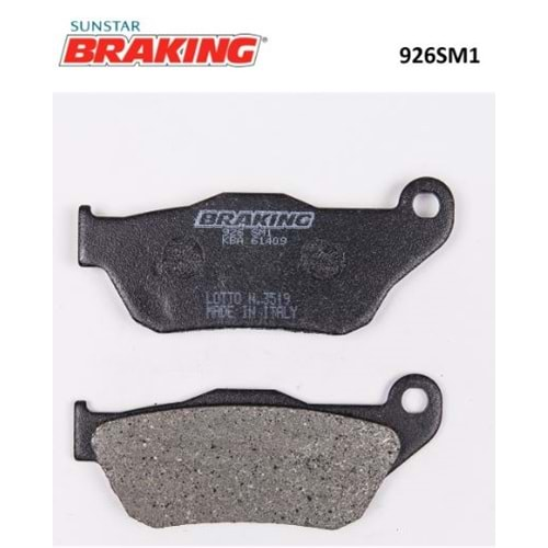 BRAKING 926SM1 YARI METALİK ÖN FREN BALATASI