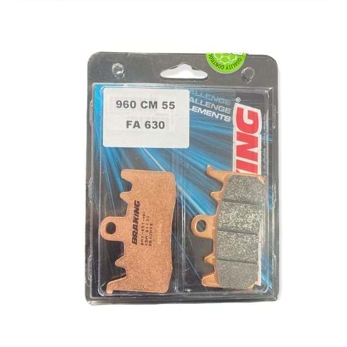 DUCATI HYPERMOTARD 939 ÖN FREN BALATASI SİNTERLİ (16/18) BRAKING 960CM55