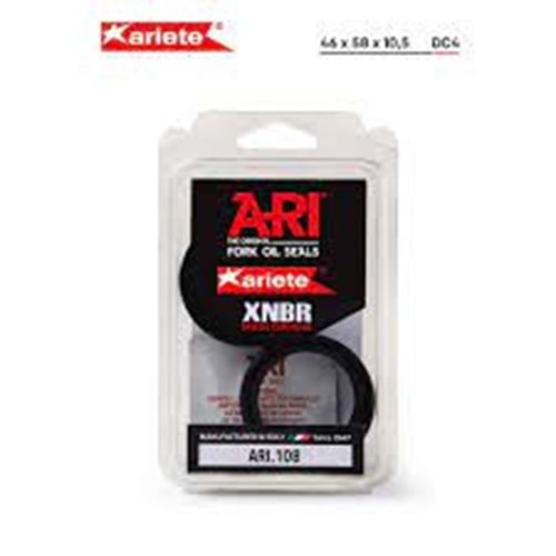 ARIETE KAWASAKI ZX-9R NINJA ÖN AMORTİSÖR YAĞ KEÇESİ (98/00) ARI.108 46X58X10,5 TEK YAYLI