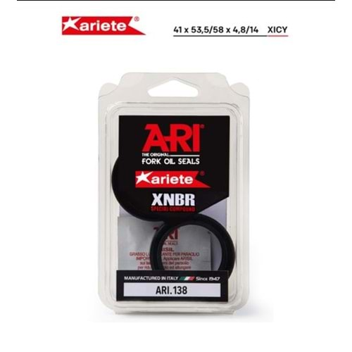 ARIETE SUZUKI AN 400 BURGMAN ÖN AMORTİSÖR TOZ KEÇESİ (01/20) ARI.138 41X53,5/58X4,8/14 TOZ KEÇESİ