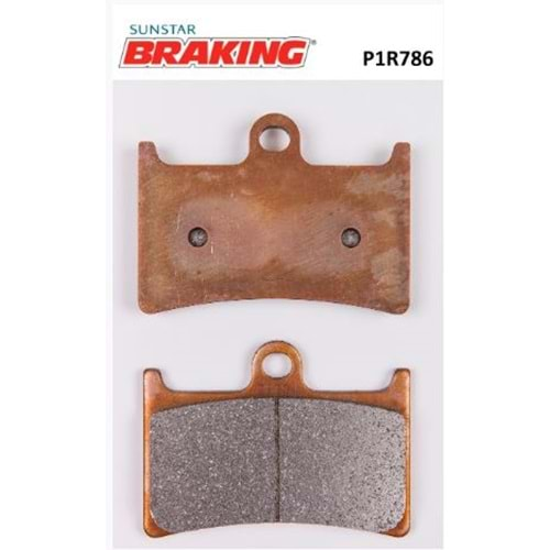 BRAKING P1R786 YÜKSEK PERFORMANS SİNTERLİ ÖN FREN BALATASI (PİST)