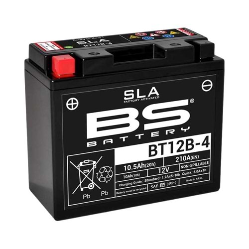 BS BATTERY BT12B-4 (SLA) MOTOSİKLET AKÜSÜ