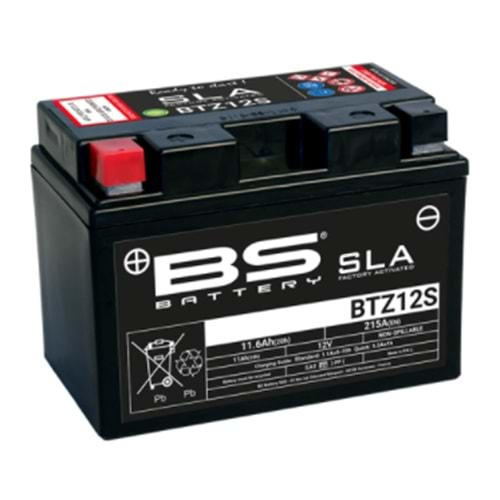 BS BATTERY BTZ12S (SLA AKÜ) MOTOSİKLET AKÜSÜ