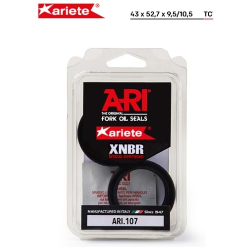 ARIETE ARI.107 ÖN AMORTİSÖR YAĞ KEÇESİ 43 X 52,7 X 9,5/10,5 TCY