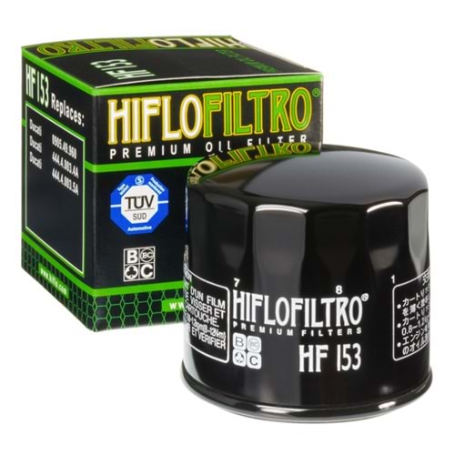 HIFLO HF153 YAĞ FİLTRESİ DUCATI -DIAVEL/HYPERMOTARD / EVO / SP
