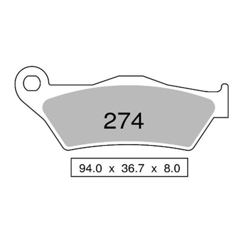 TROFEO SİNTERLİ FREN BALATASI 43027401