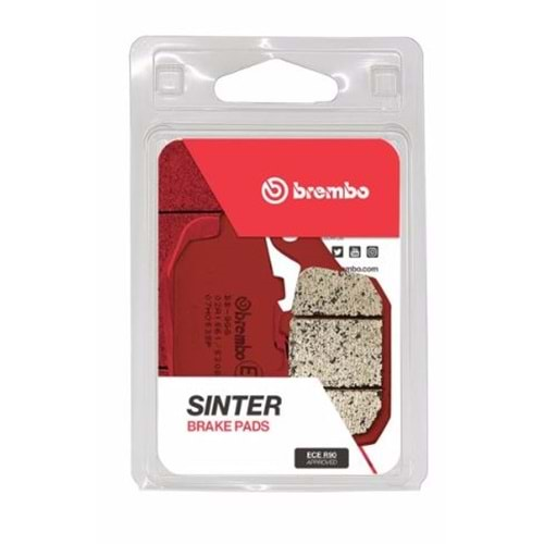 BREMBO 07HO53SP SİNTERLİ FREN BALATASI (UYUMLULUK İÇİN AÇIKLAMA KISMINI OKUYUNUZ)