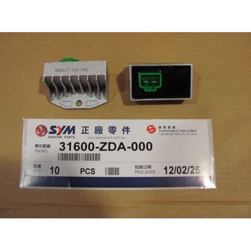 SYM VOLTAJ REGÜLATÖRÜ KONJEKTÖR 31600-ZDA-000 (UYUNMLULUK İÇİN AÇIKLAMA KISMINA DİKKAT EDİNİZ)